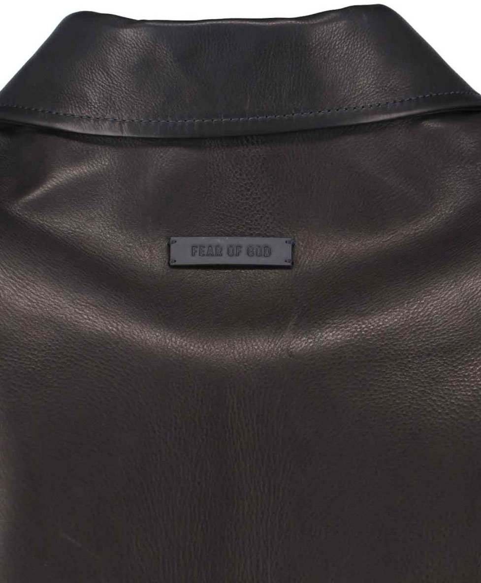 Fear of God Calfskin Jacket – Black Zwart
