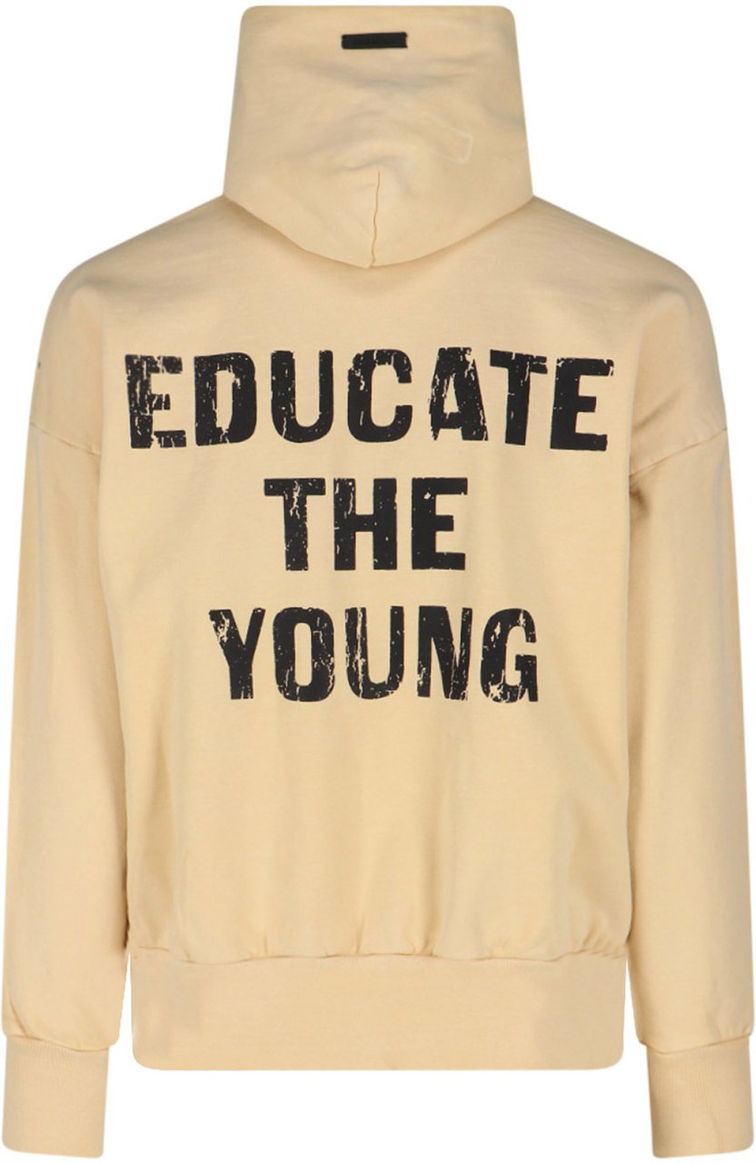 Fear of God "Educate The Young" Hoodie, Yellow Cotton Geel