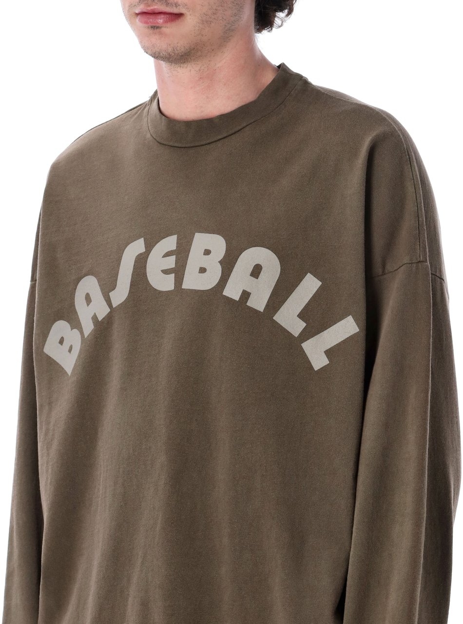 Fear of God Baseball Ls Tee Faded Brown Taupe