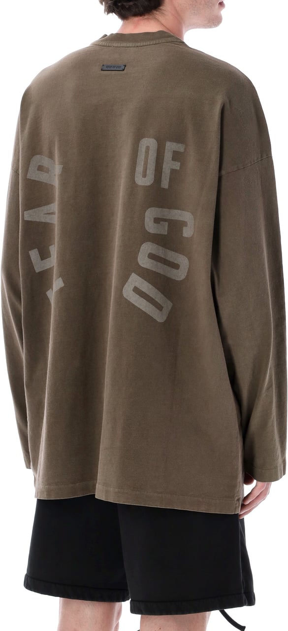 Fear of God Baseball Ls Tee Faded Brown Taupe