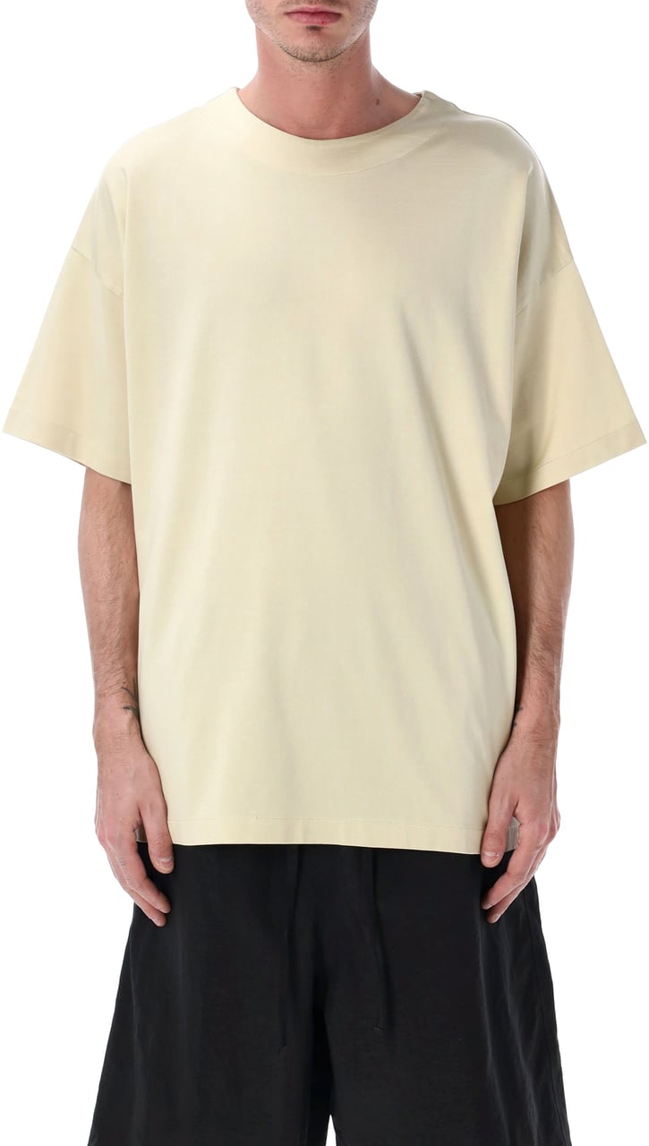 Fear of God Tshirt Basic Dirty Ivory Wit