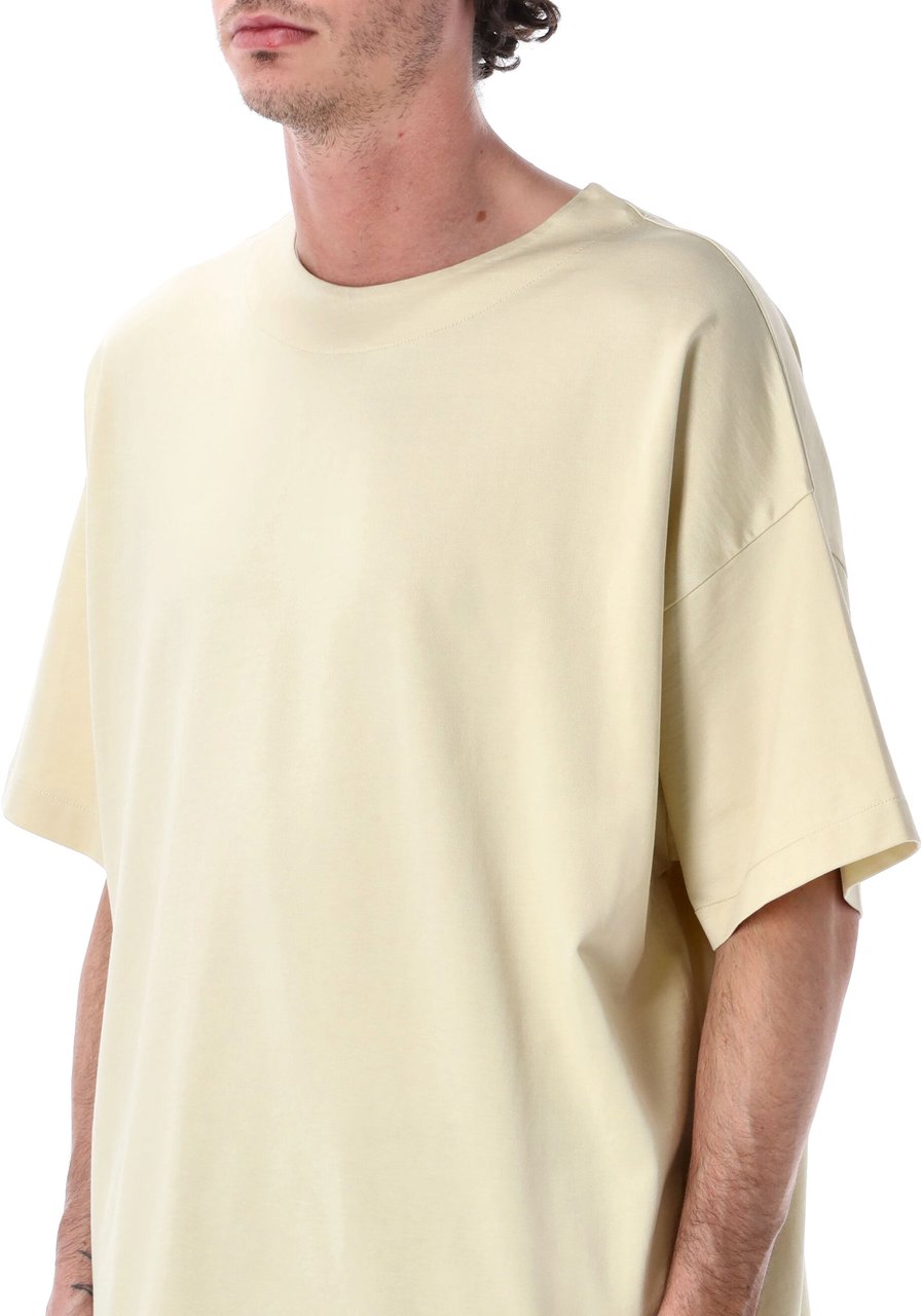 Fear of God Tshirt Basic Dirty Ivory Wit