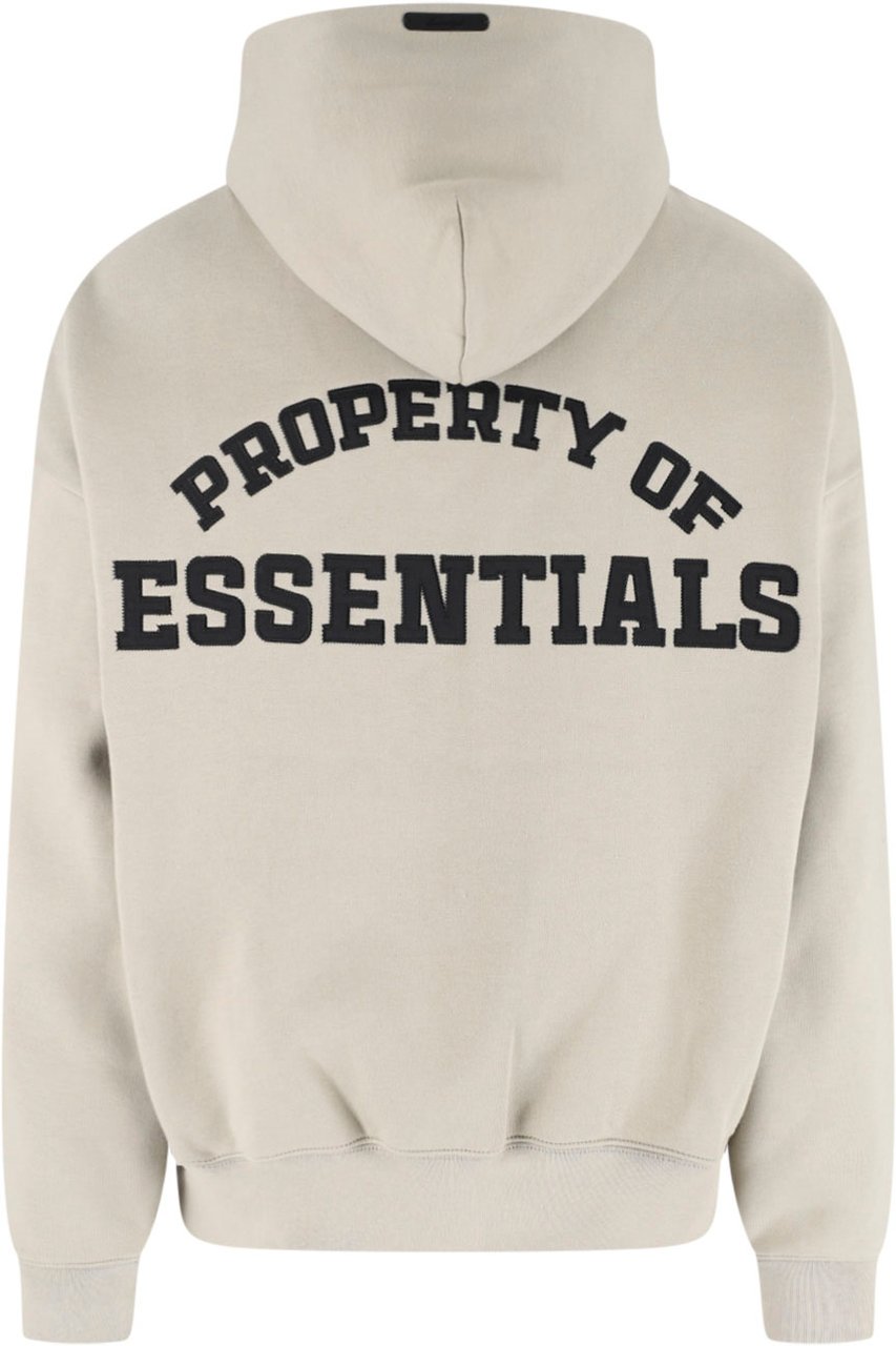 Fear of God Grey Half-Zip Property Of Essentials Hoodie Grijs