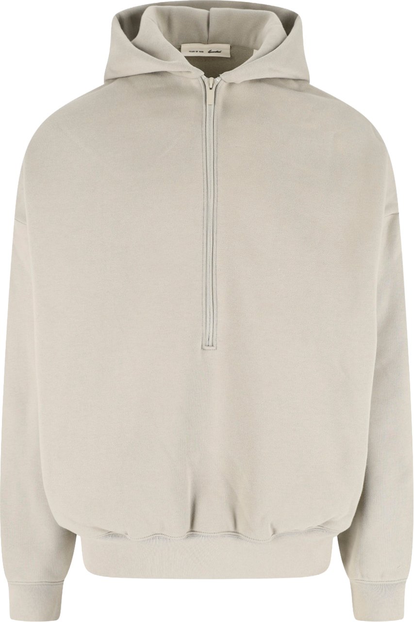 Fear of God Grey Half-Zip Property Of Essentials Hoodie Grijs
