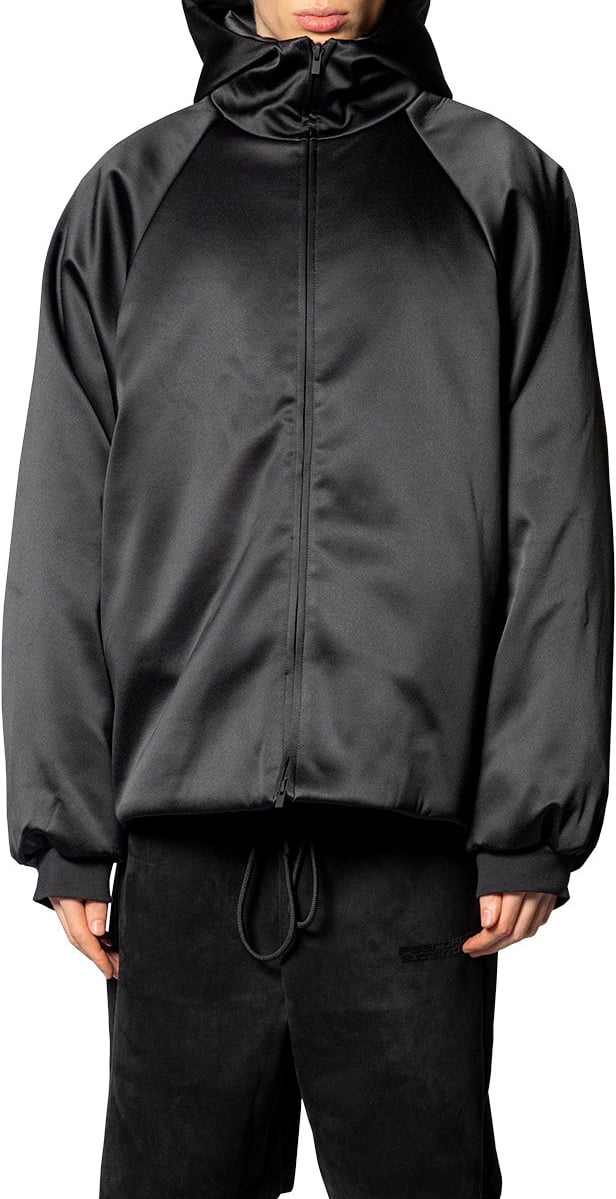Fear of God HOODED BOMBER JACKET VINTAGE BLACK Zwart