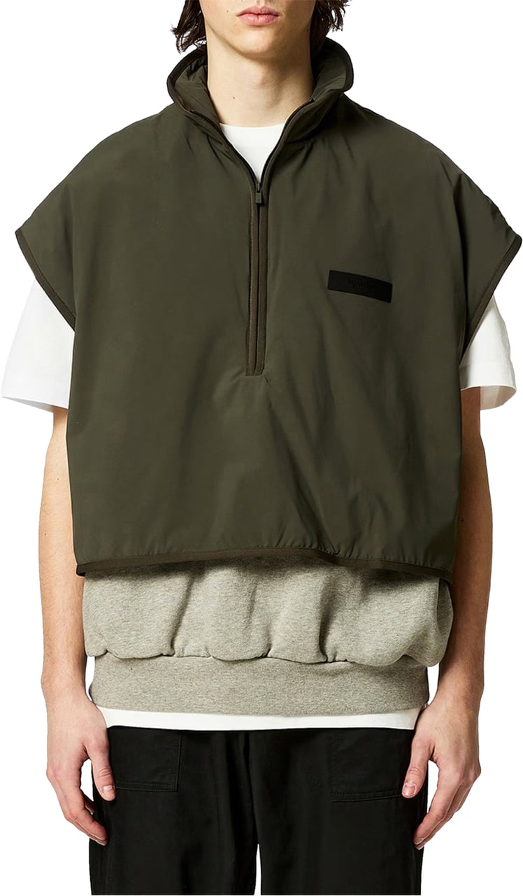 Fear of God Essentials Nylon Fleece Mockneck Vest Divers