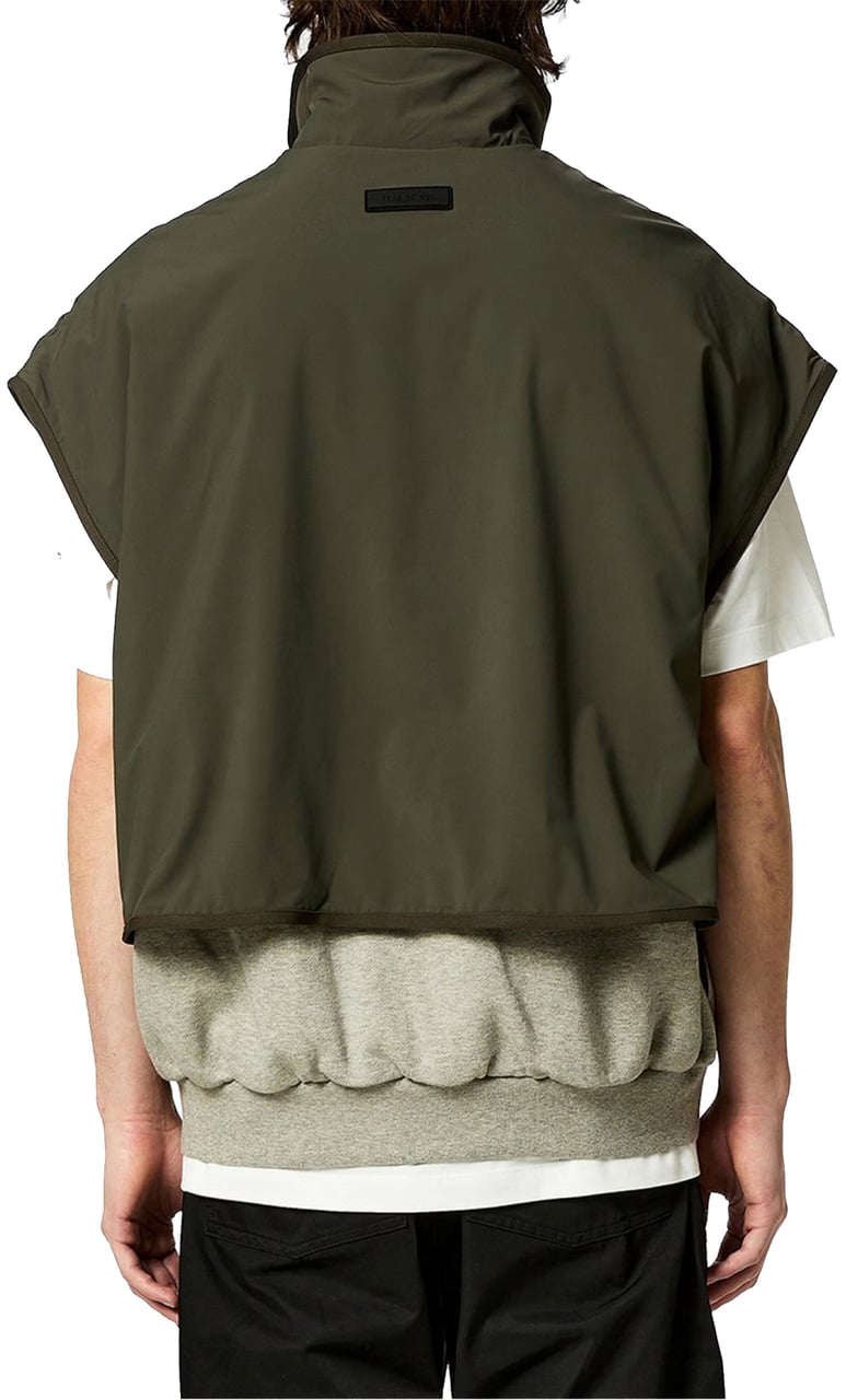 Fear of God Essentials Nylon Fleece Mockneck Vest Divers