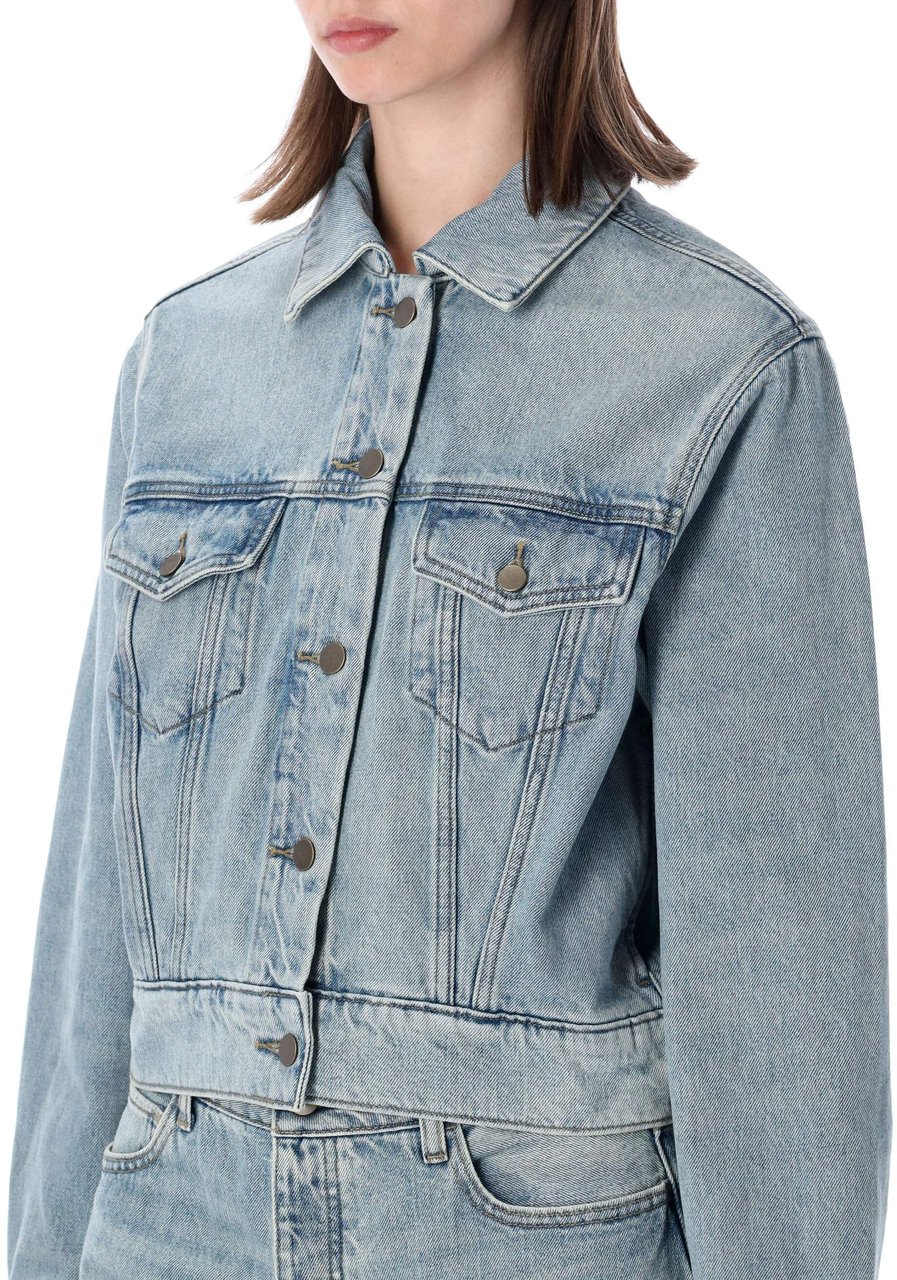 Fear of God Classic Trucker Jacket Classic Blue Blauw