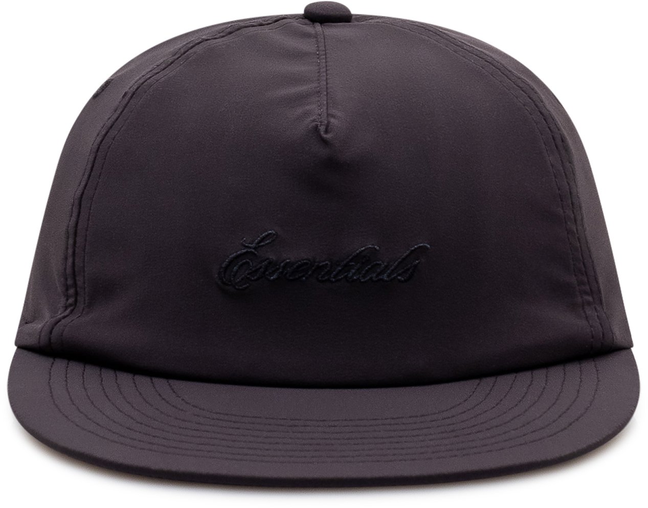 Fear of God Cappello 5 Pannelli con Visiera e Logo Ricamato Donkergrijs