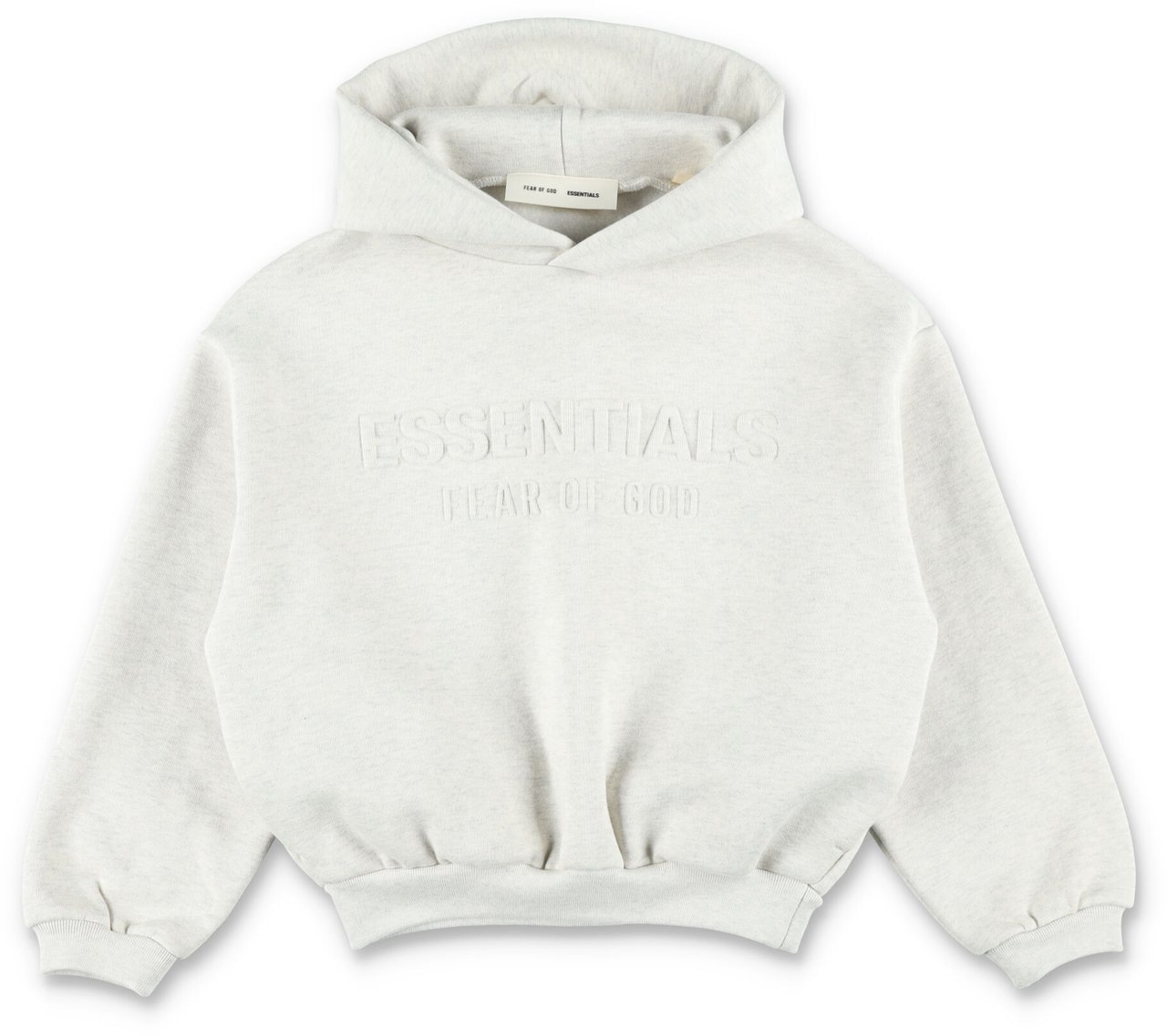Fear of God Kids Classic Hoodie Oatmeal Heather Lichtgrijs