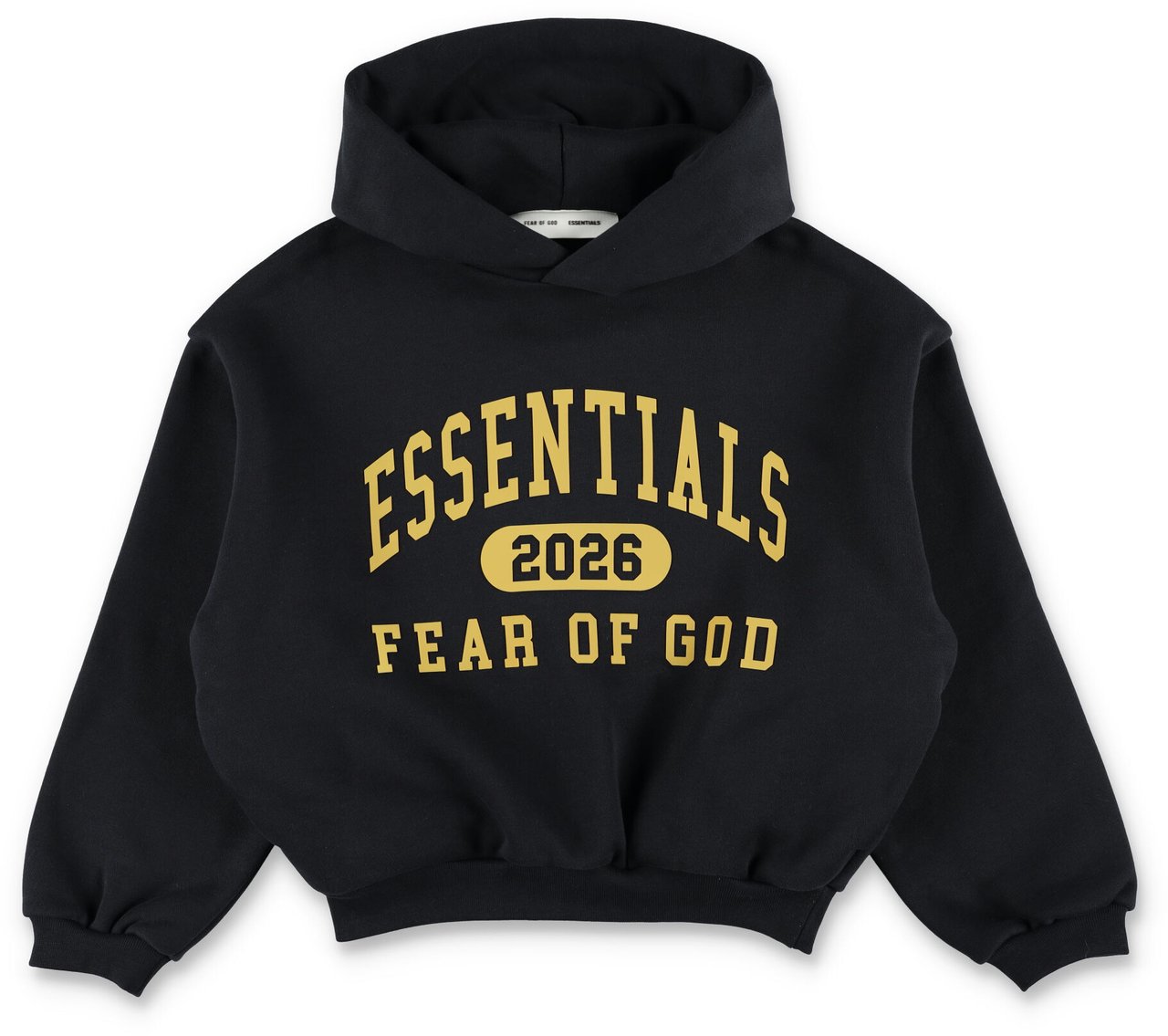Fear of God Kids Classic Hoodie Vintage Black Zwart