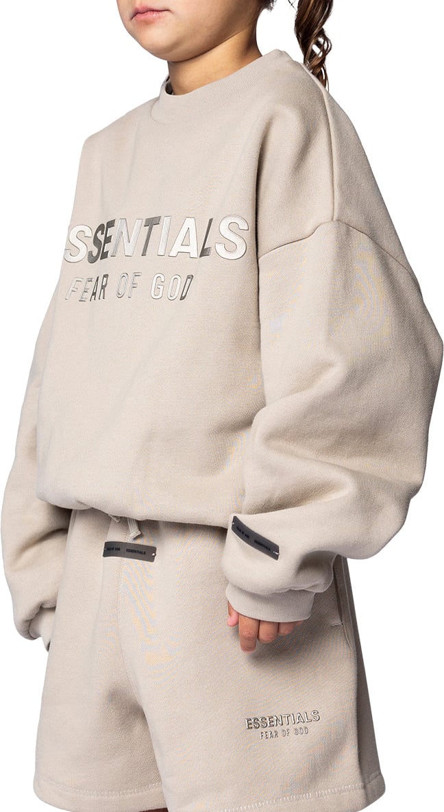 Fear of God KID'S FLEECE CREWNECK TIMBER Taupe