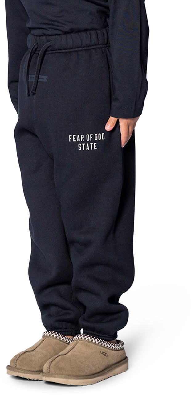 Fear of God KID'S CLASSIC FLEECE SWEATPANTS JET BLACK Zwart