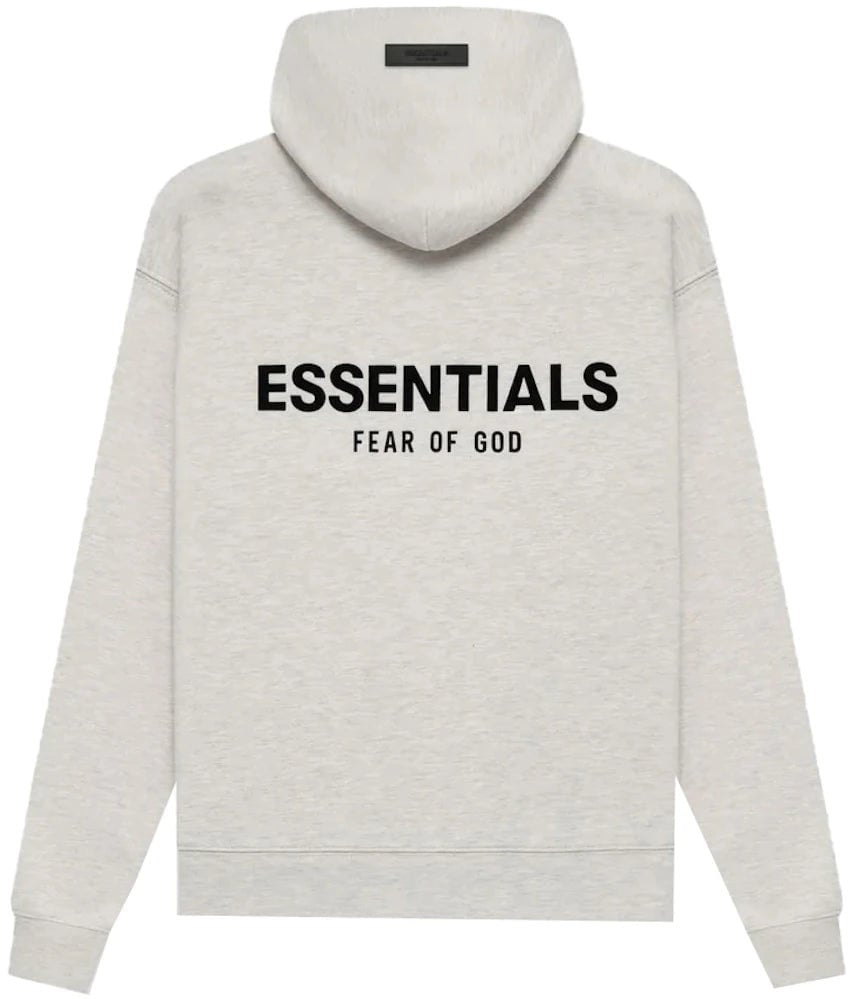 Fear of God Fear of God Essentials Hoodie Light Oatmeal FW22 Grijs
