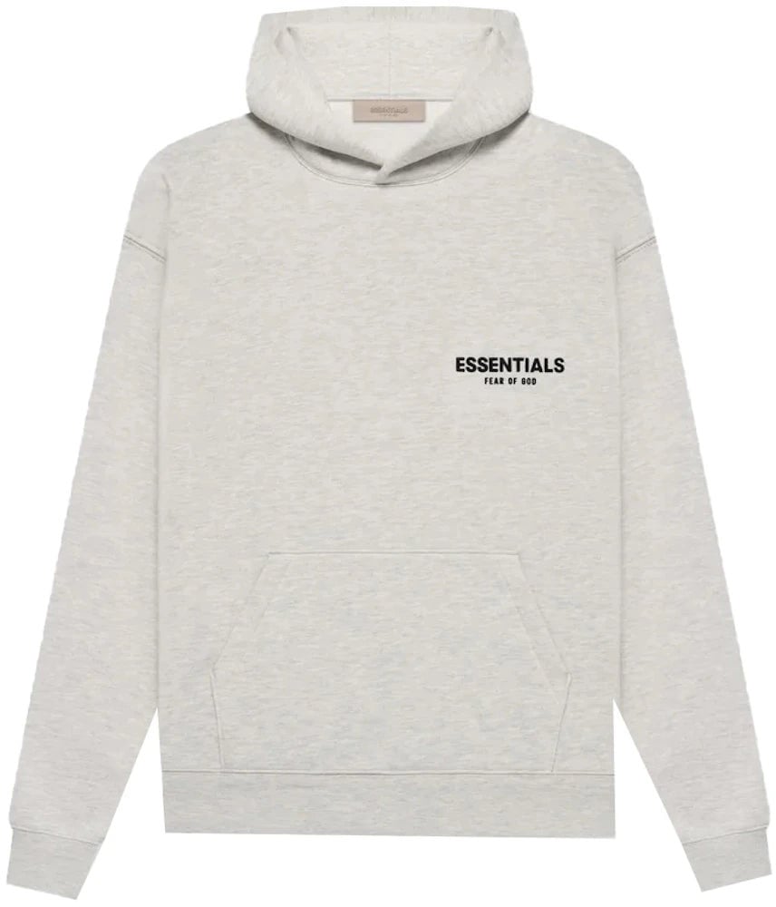 Fear of God Fear of God Essentials Hoodie Light Oatmeal FW22 Grijs
