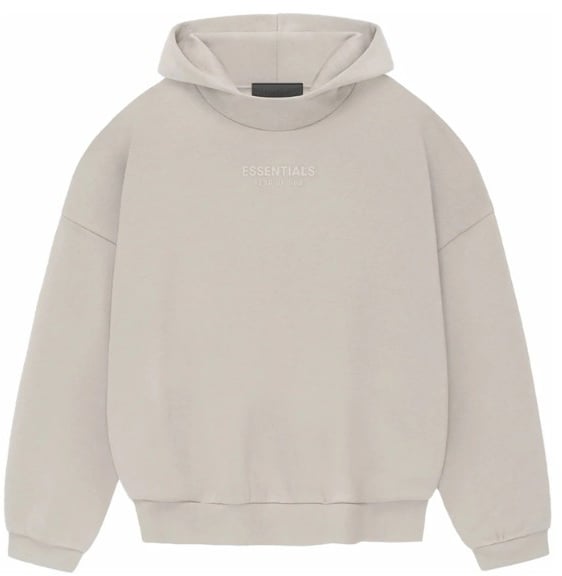 Fear of God Hoodie Fear of God Essentials Silver Cloud Lichtgrijs