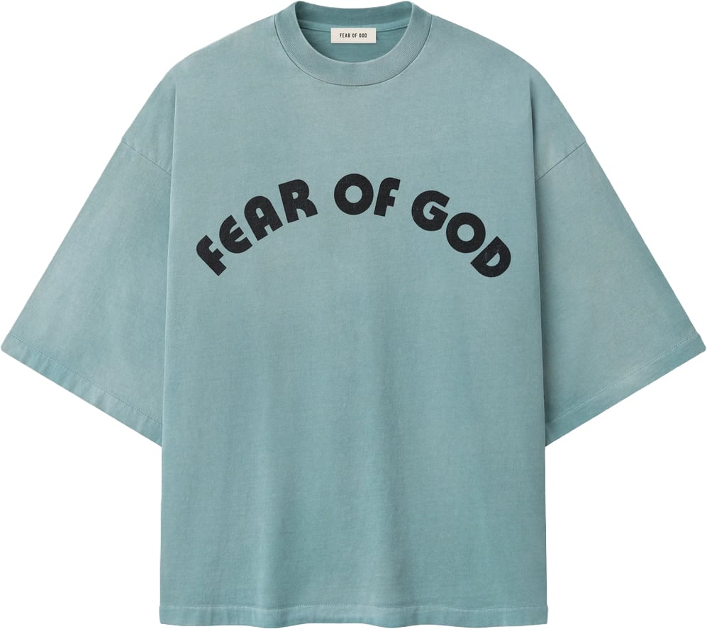 FEAR OF GOD "26" T-SHIRT Lichtblauw