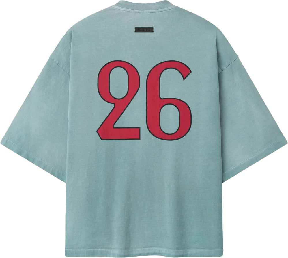 FEAR OF GOD "26" T-SHIRT Lichtblauw