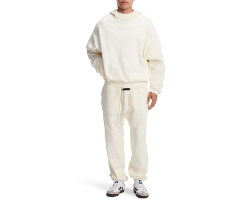 Fear of God Hoodie Fear of God Essentials Cloud Dancer Wit