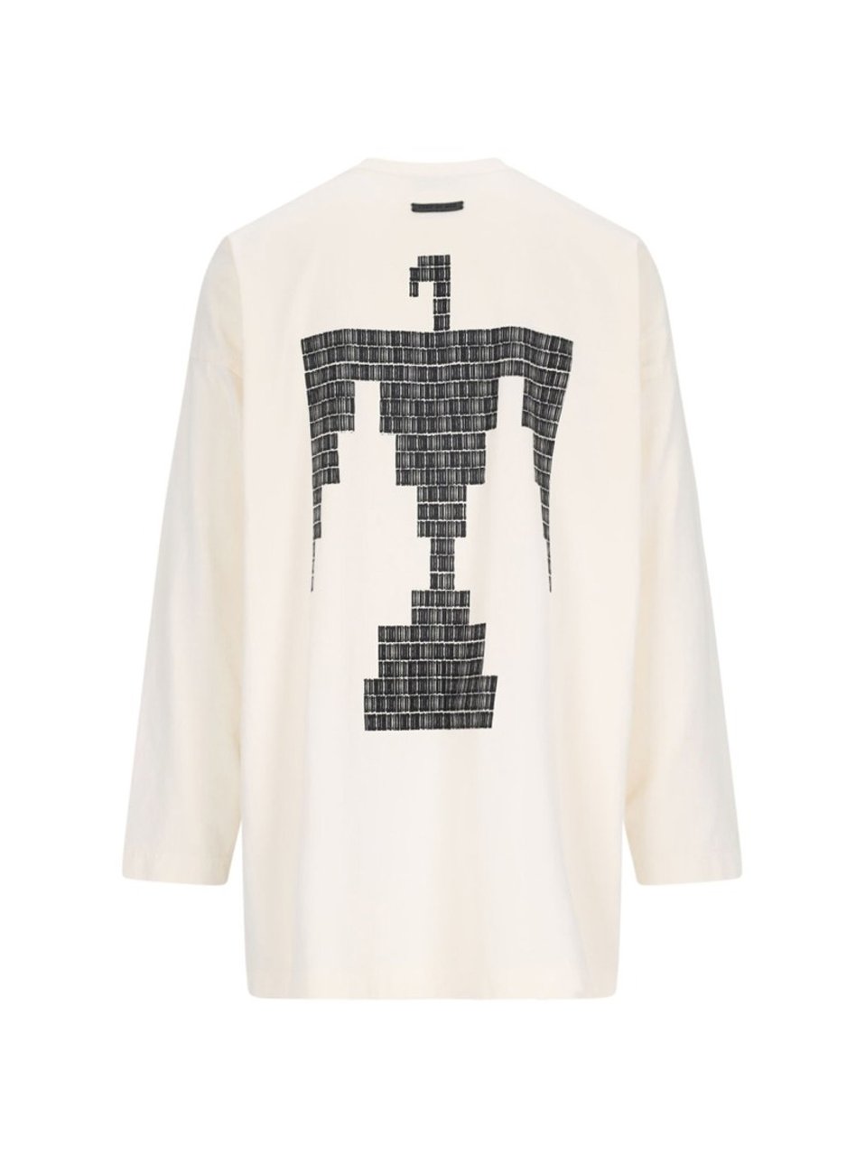 Fear of God Thunderbird Logo T-Shirt In Cream Cotton Neutraal