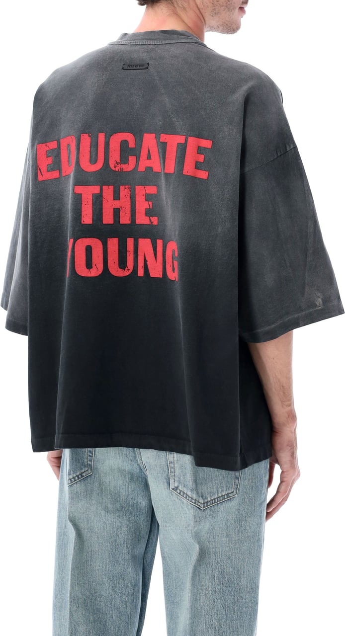Fear of God Relaxed Fu Educate Tee Nero Zwart