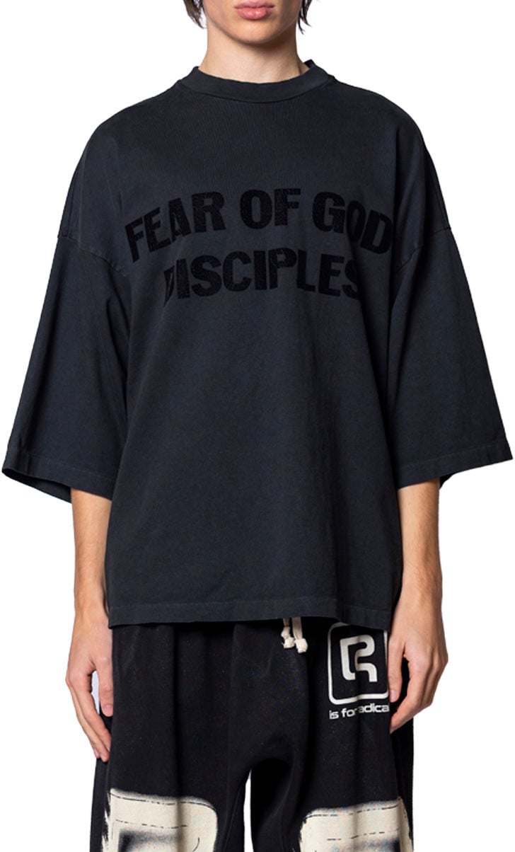 Fear of God RELAXED "POWER 25" TEE BLACK Zwart