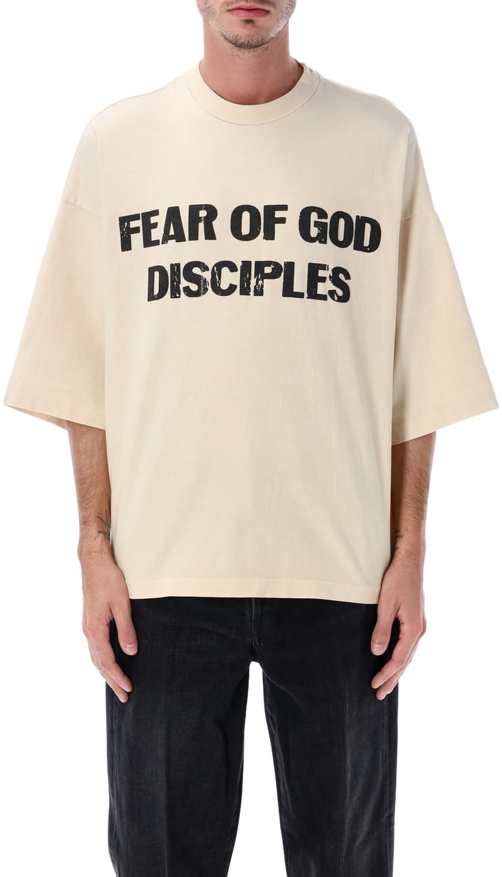 Fear of God Relaxed Disicipline Tee Oat Beige