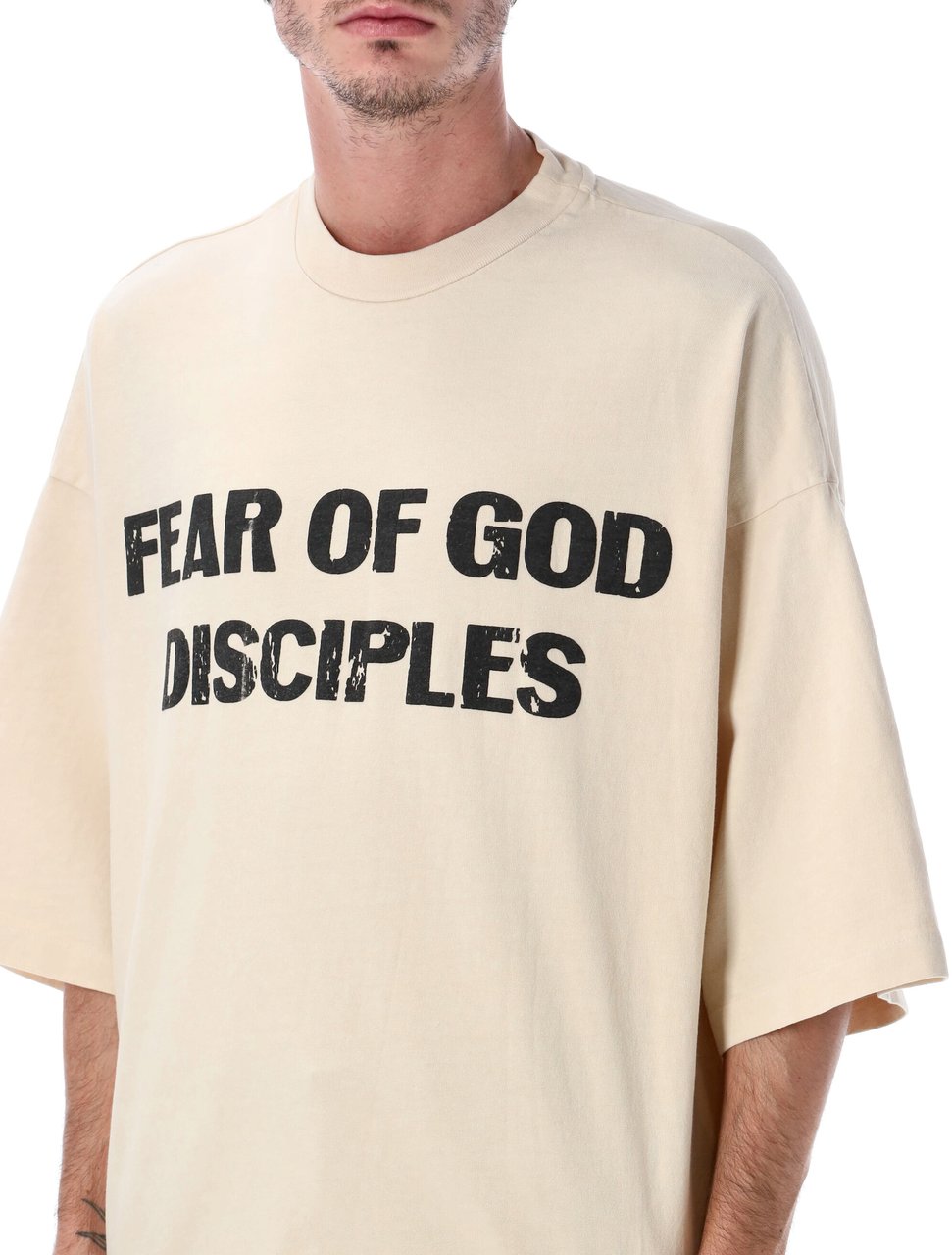 Fear of God Relaxed Disicipline Tee Oat Beige
