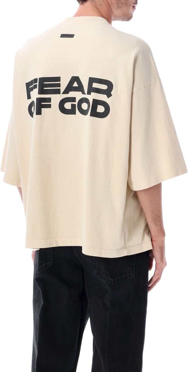 Fear of God Relaxed Disicipline Tee Oat Beige