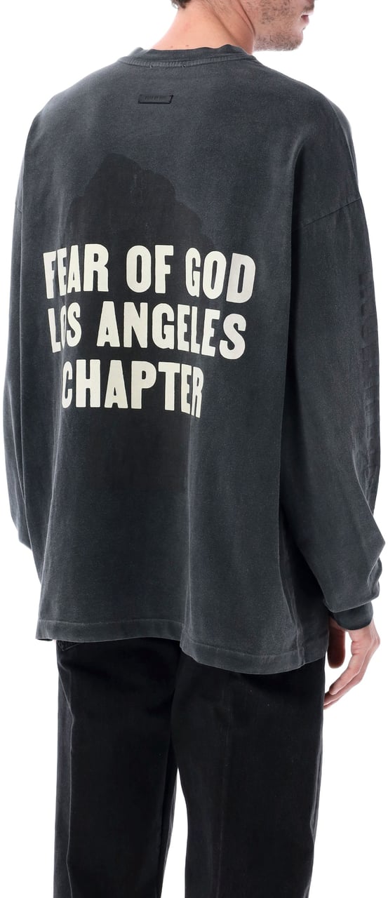 Fear of God Relaxed Ls Discipline Tee Nero Zwart