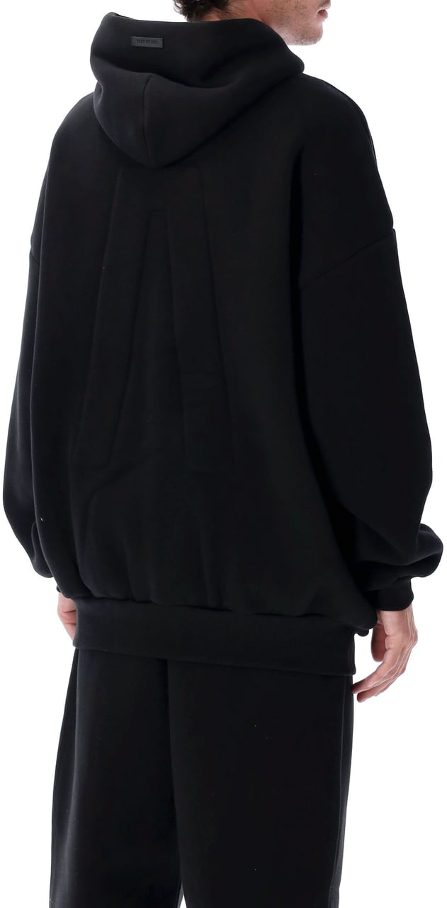 Fear of God Hoodie Oversized Zipped Nero Zwart