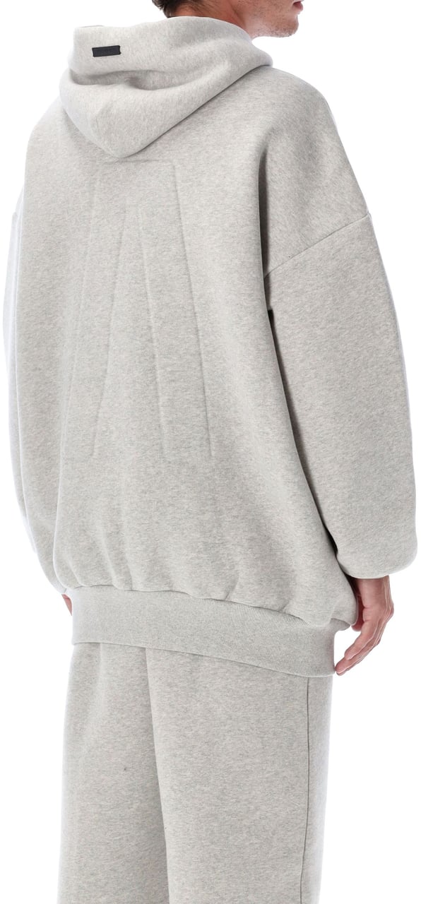 Fear of God Hoodie Oversized Zipped Grigio Grijs