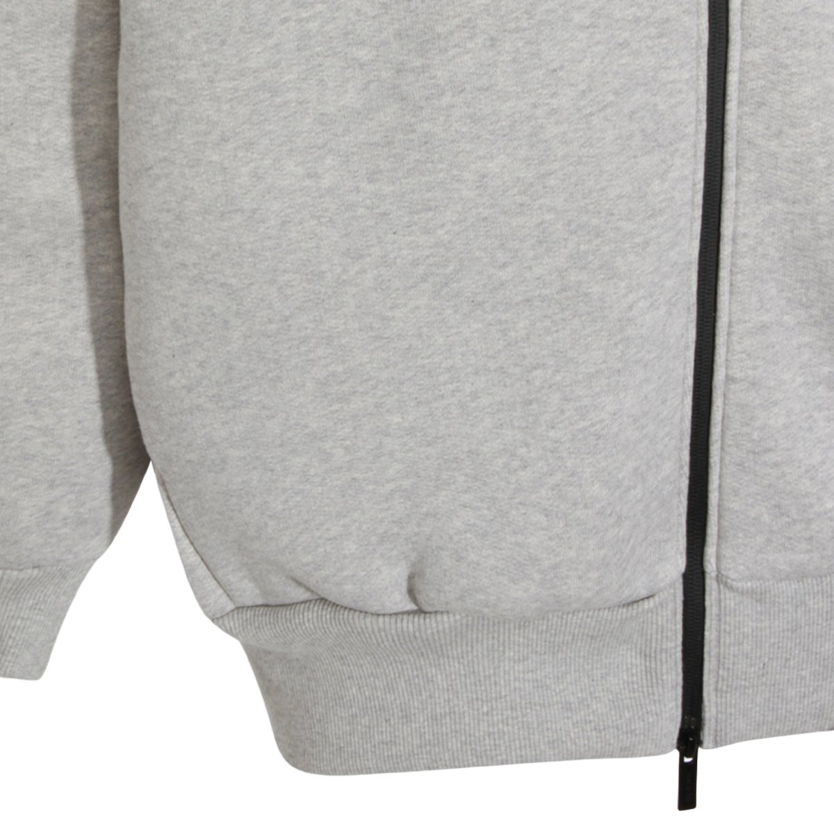 Fear of God Light Grey Zip-Up Hoodie Sweater Wit