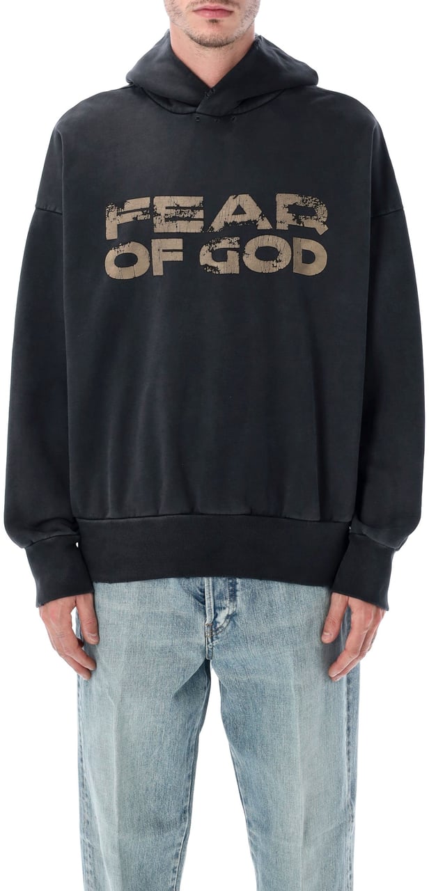Fear of God Hoodie Nero Zwart