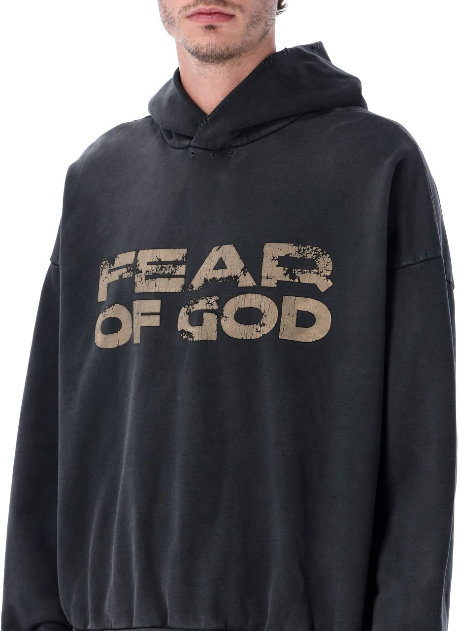 Fear of God Hoodie Nero Zwart