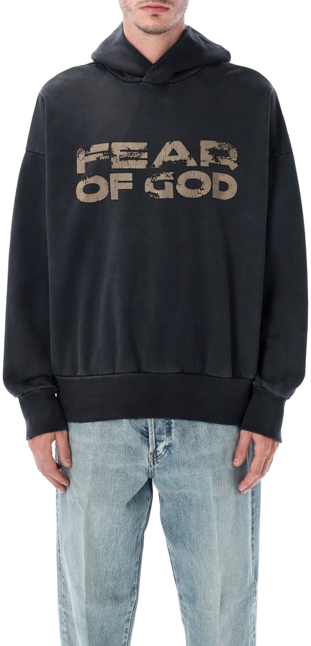 Fear of God Hoodie Nero Zwart