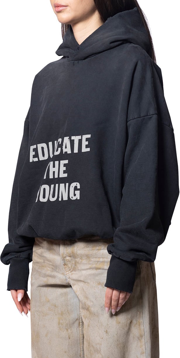 Fear of God EDUCATE HOODIE BLACK Zwart