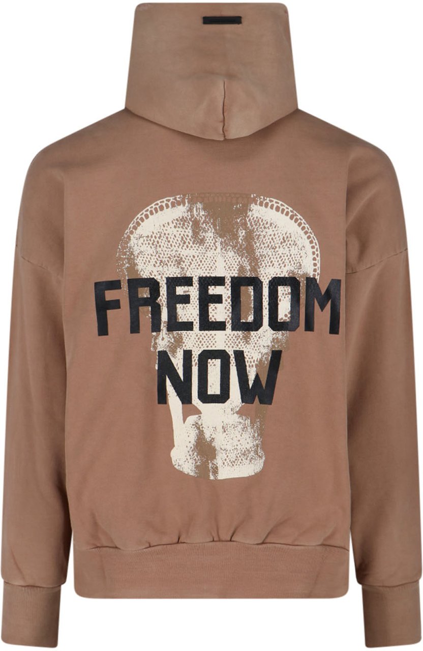 Fear of God "Revolution!" Hoodie, Beige Cotton Neutraal