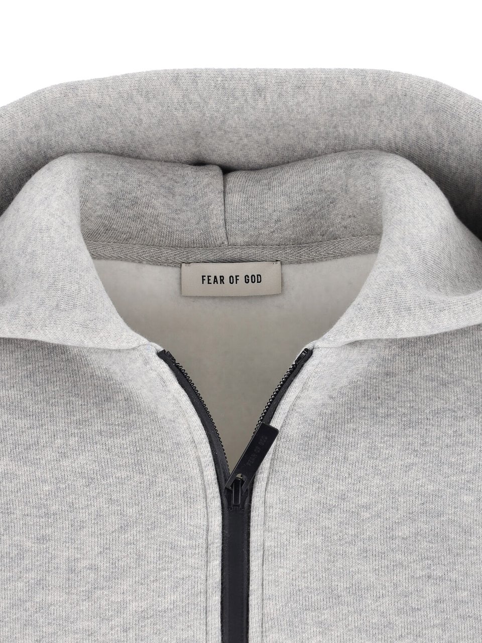 Fear of God Hooded Zip Sweatshirt – Grey Neutraal