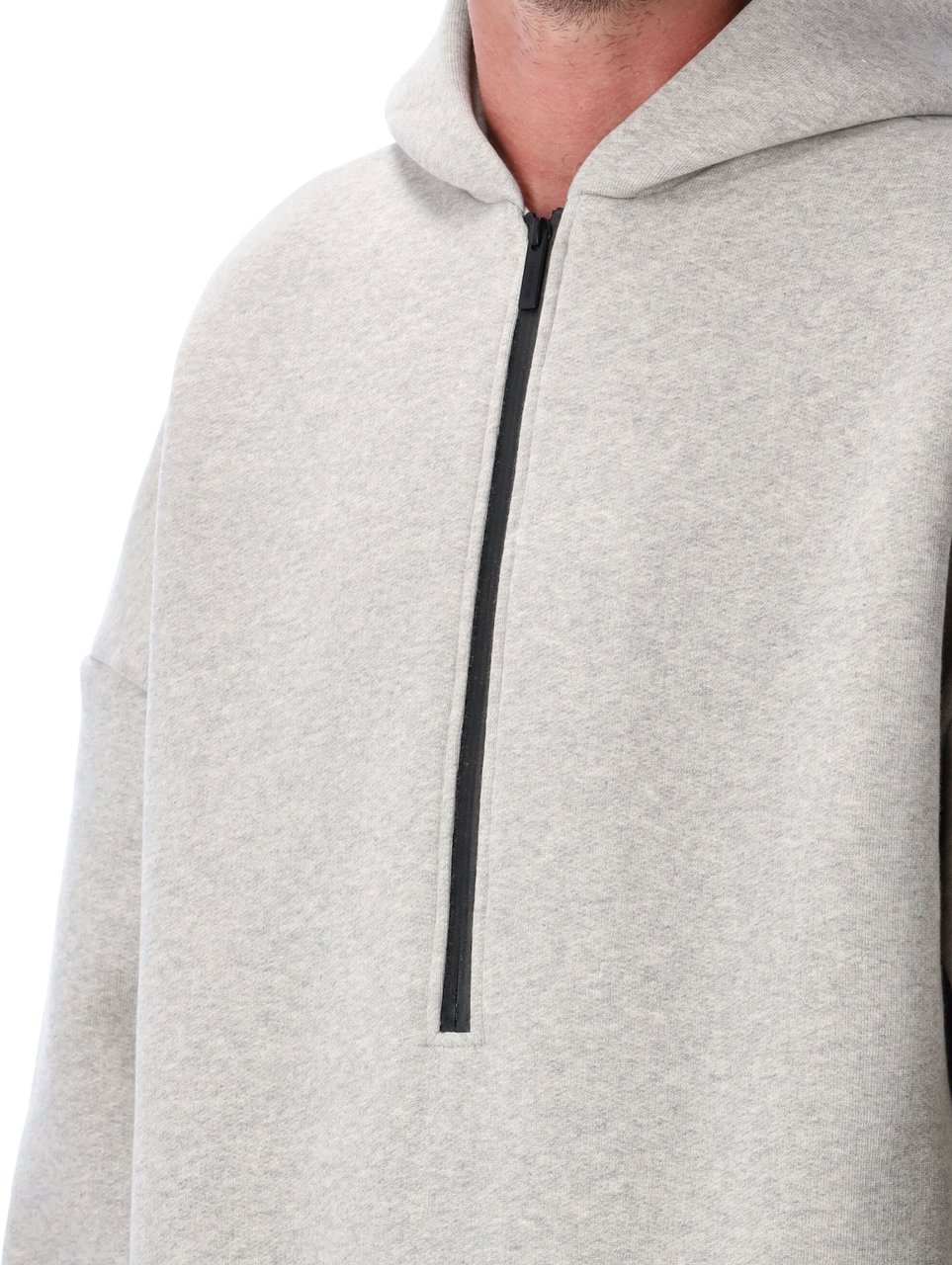 Fear of God Athletic Halfzip Hoodie Grigio Grijs