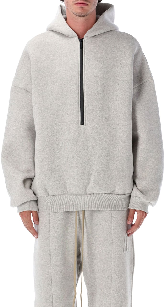Fear of God Athletic Halfzip Hoodie Grigio Grijs