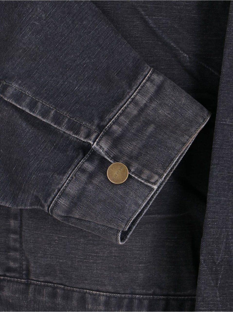 Fear of God "Utility" Jacket – Black Cotton Canvas Zwart