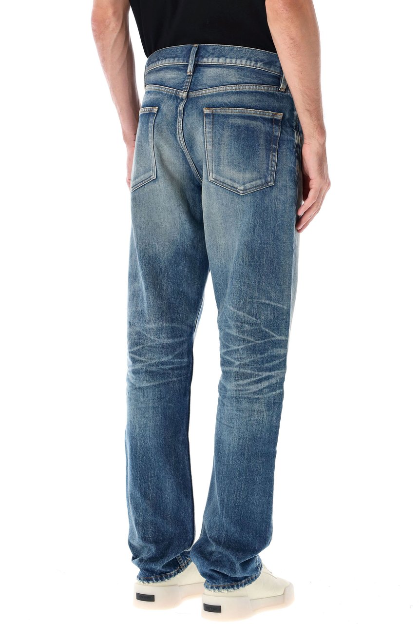 Fear of God Classic 5 Pocket Jean Medium Blue Blauw