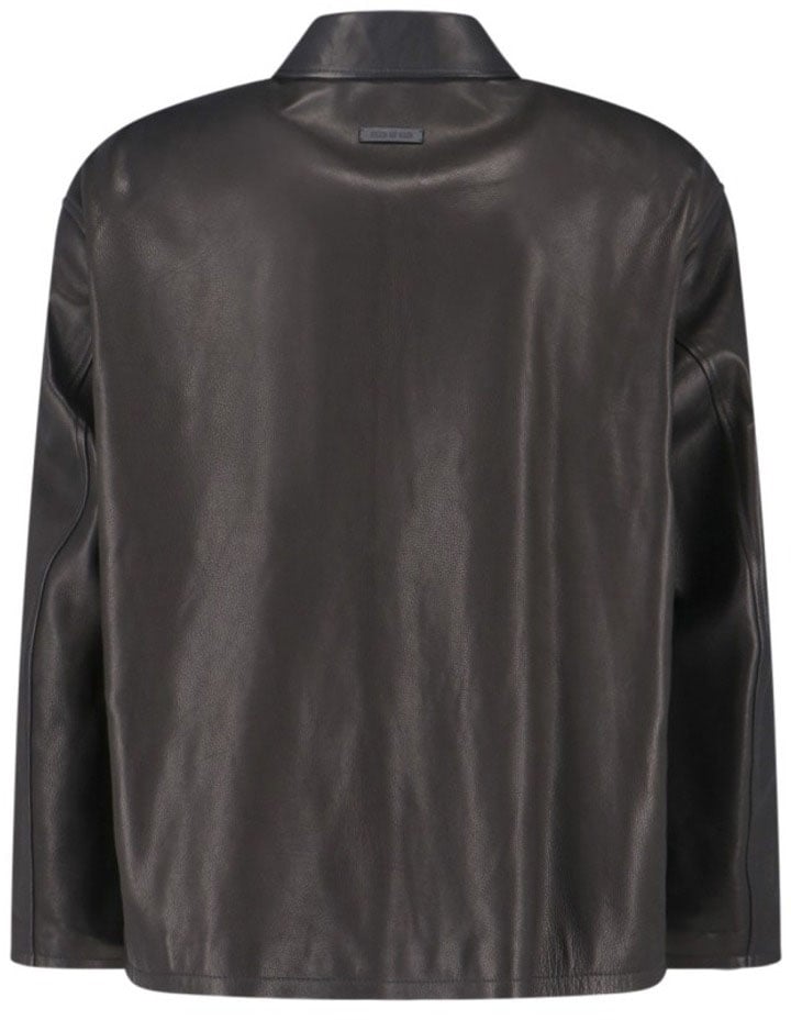Fear of God Calfskin Jacket – Black Zwart