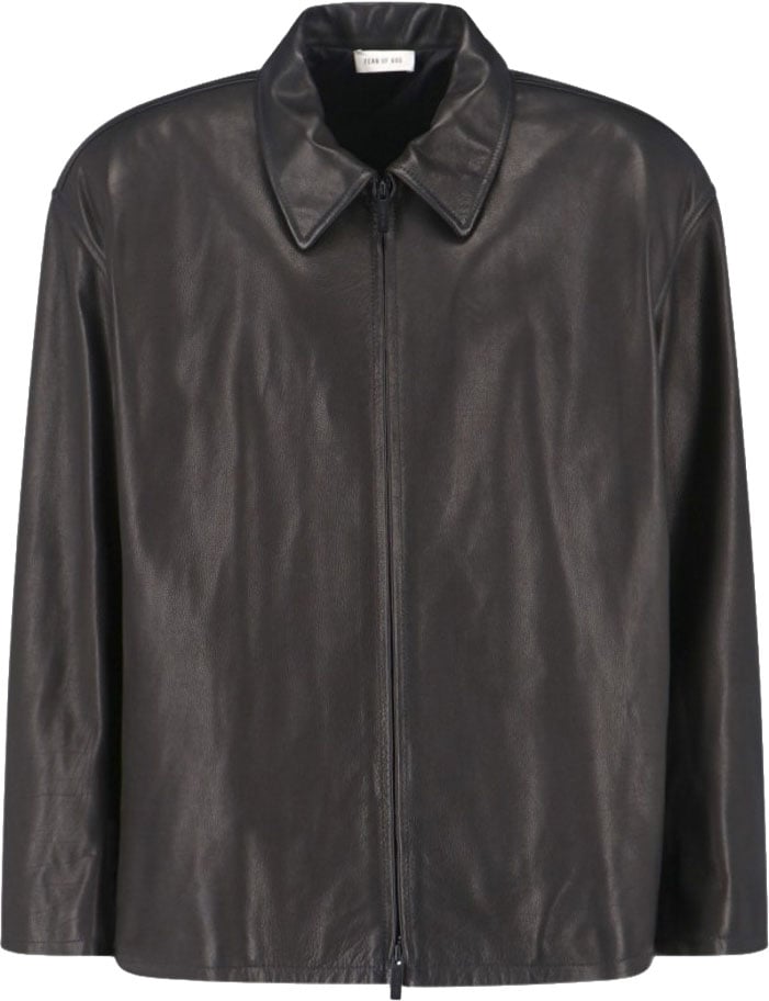 Fear of God Calfskin Jacket – Black Zwart