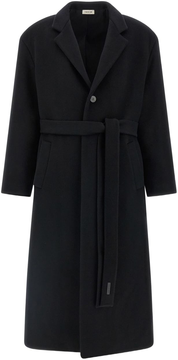 Fear of God Coats Black Zwart