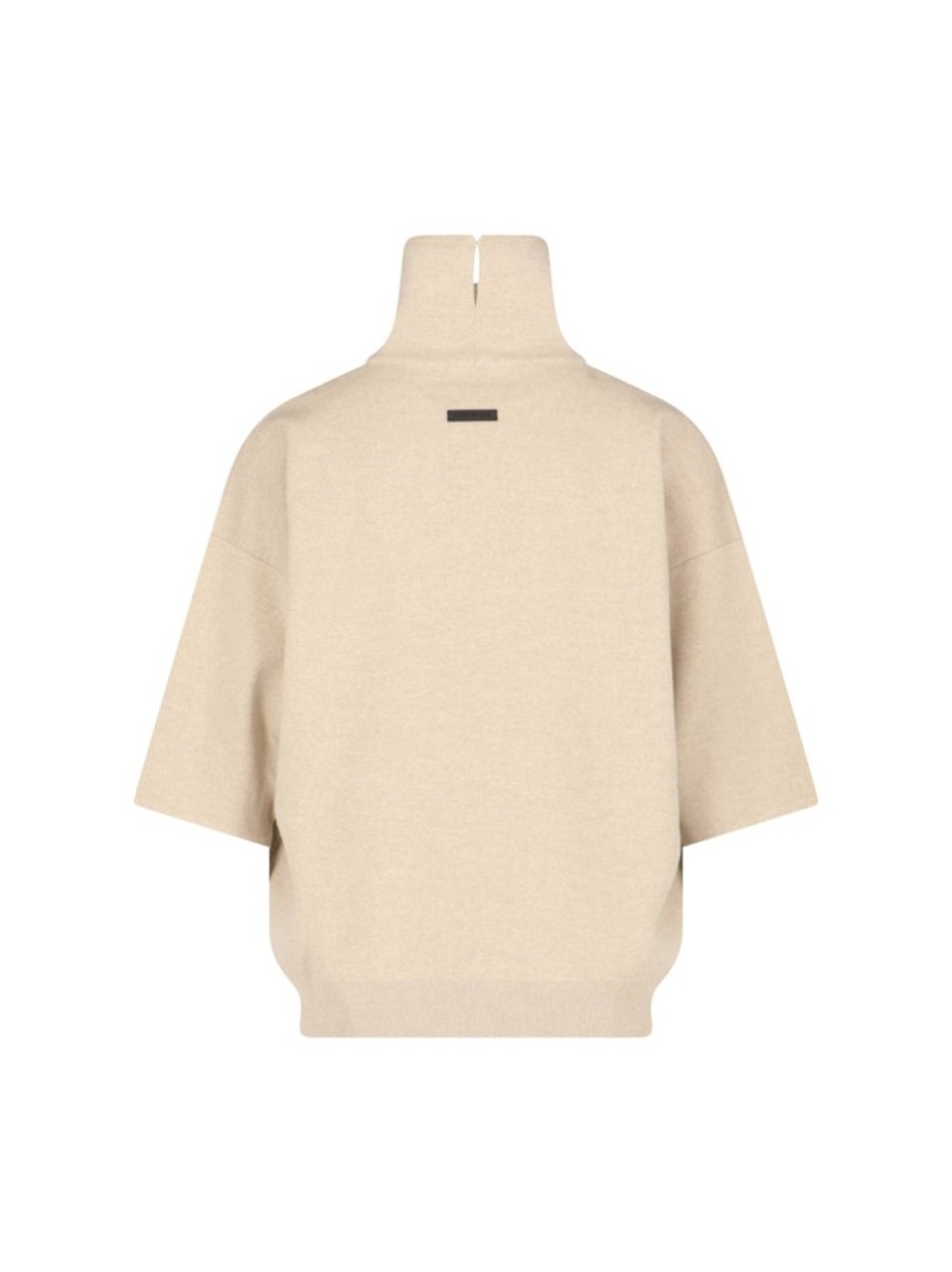Fear of God Turtleneck Sweater In Beige Virgin Wool Dropped Shoulders Neutraal