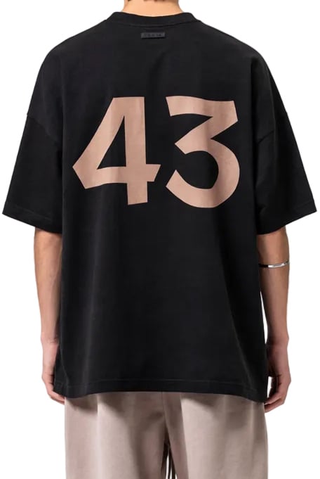 Fear of God COTTON RAYON "43" SS TEE BLACK Divers
