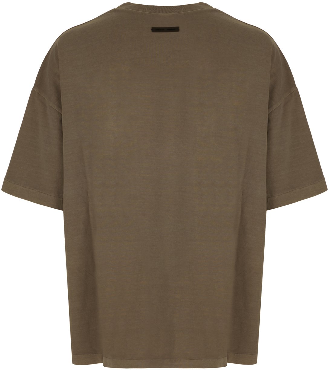 Fear Of God Mud cotton t-shirt Groen