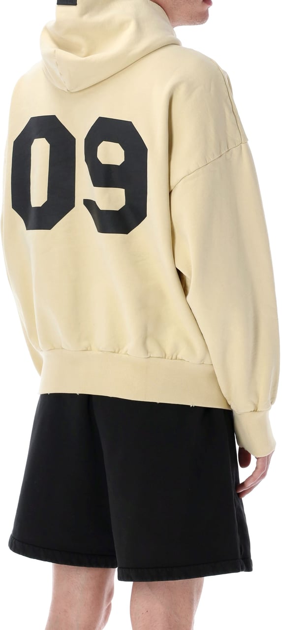 Fear of God 09 Hoodie Baseball Dirty Ivory Wit